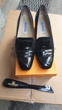 Scarpe donna in vernice nera